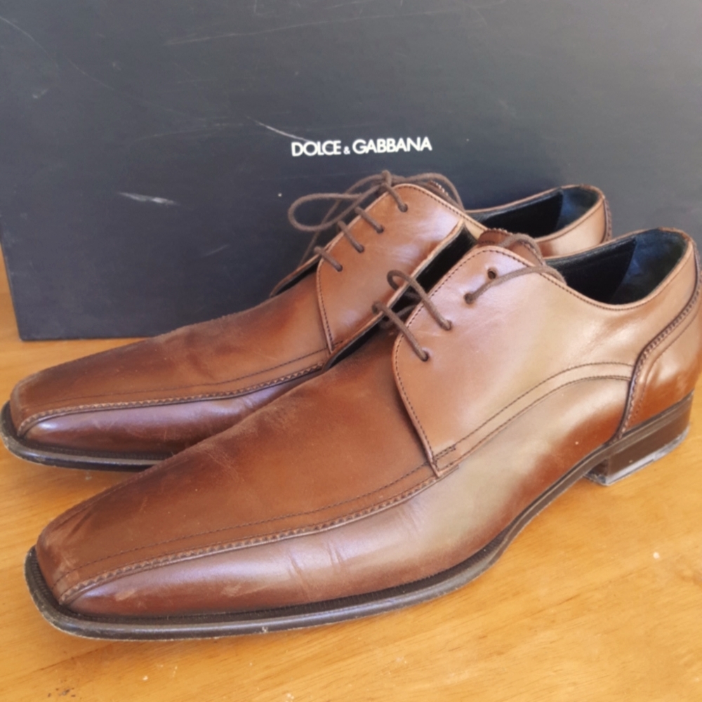 Dolce & Gabbana Oxford Dress Shoes with box